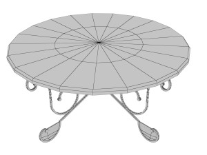 ROSEMONT COCKTAIL TABLE 3D Modell