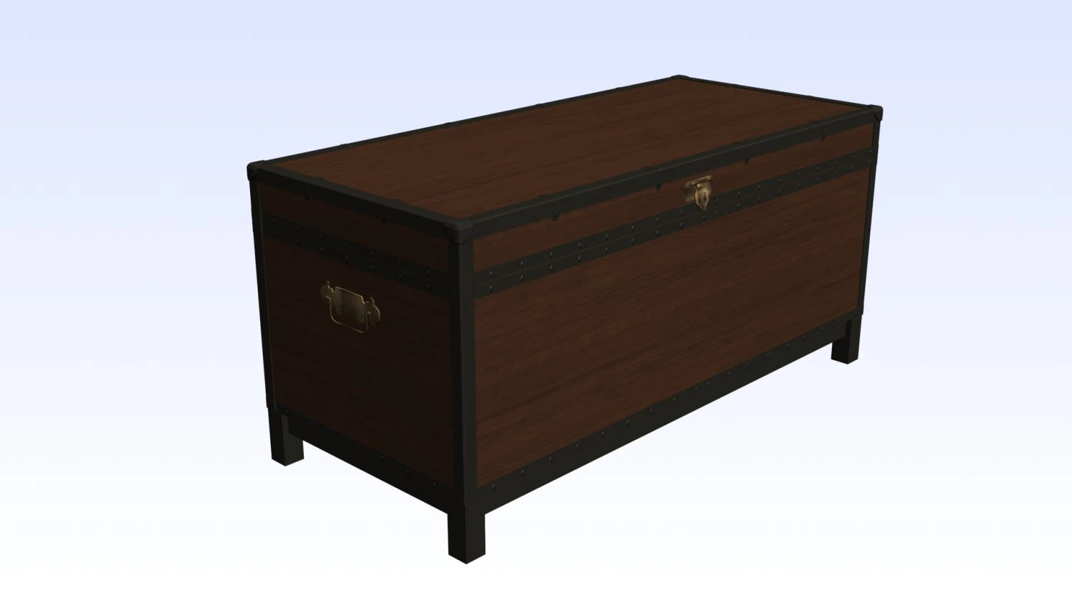 VOYAGE TRUNK 3D Model .c4d .max .obj .3ds .fbx .stl .blend