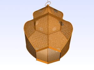 ISLAMIC LAMP 01 Modèle 3D