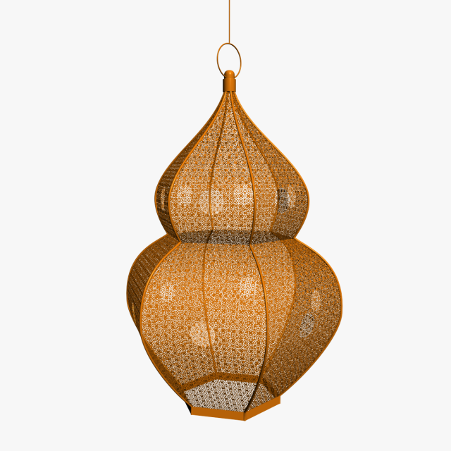 ISLAMIC LAMP 01 Modèle 3D .c4d .max .obj .3ds .fbx .stl .blend
