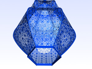 ISLAMIC LAMP 02 3D Model