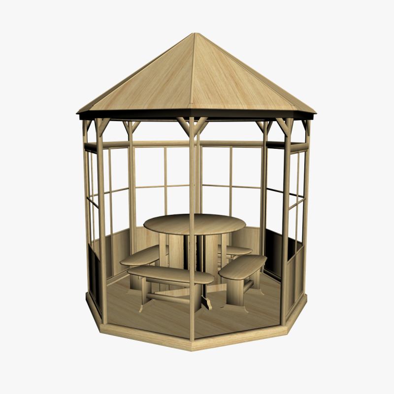 OUTDOOR FURNITURE 01 3D Model .c4d .max .obj .3ds .fbx .stl .blend 