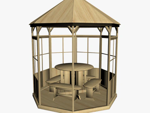 MUEBLES DE EXTERIOR 01 Modelo 3D