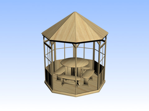 OUTDOOR FURNITURE 01 3D Model