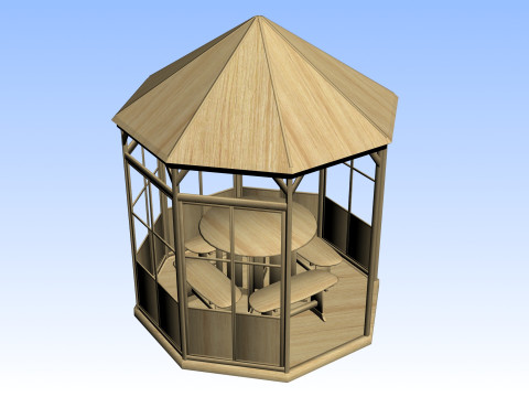 OUTDOOR FURNITURE 01 3D Model