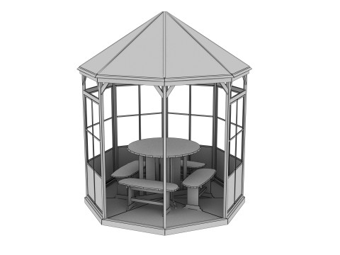 OUTDOOR FURNITURE 01 3D Model