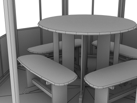 OUTDOOR FURNITURE 01 3D Model