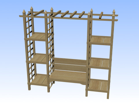 OUTDOOR FURNITURE 03 3D Model