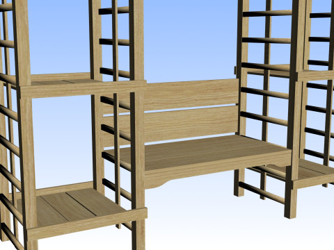OUTDOOR FURNITURE 03 3D Model