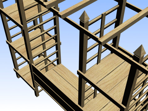 OUTDOOR FURNITURE 03 3D Model