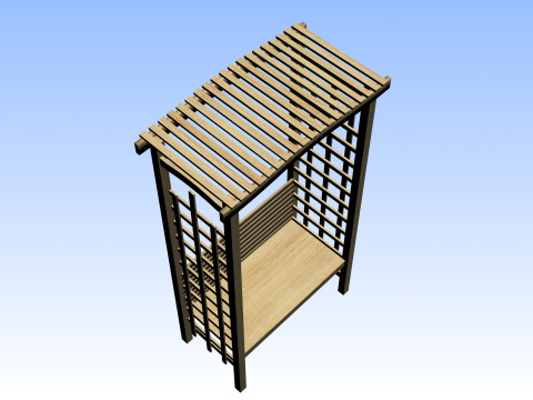 OUTDOOR FURNITURE 04 Model 3D