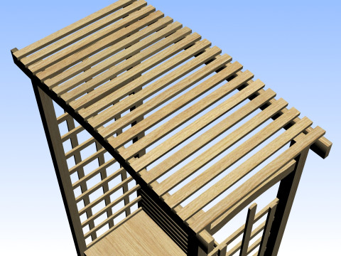 OUTDOOR FURNITURE 04 Model 3D