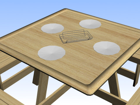 OUTDOOR FURNITURE 08 3D Модель