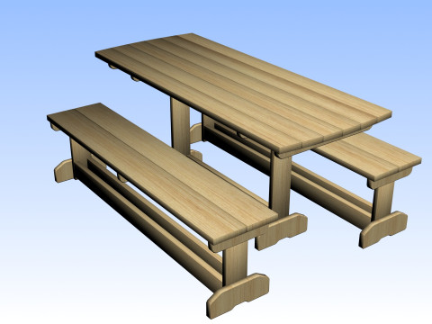 OUTDOOR FURNITURE 09 Modèle 3D