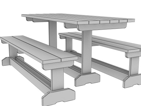 OUTDOOR FURNITURE 09 Modèle 3D
