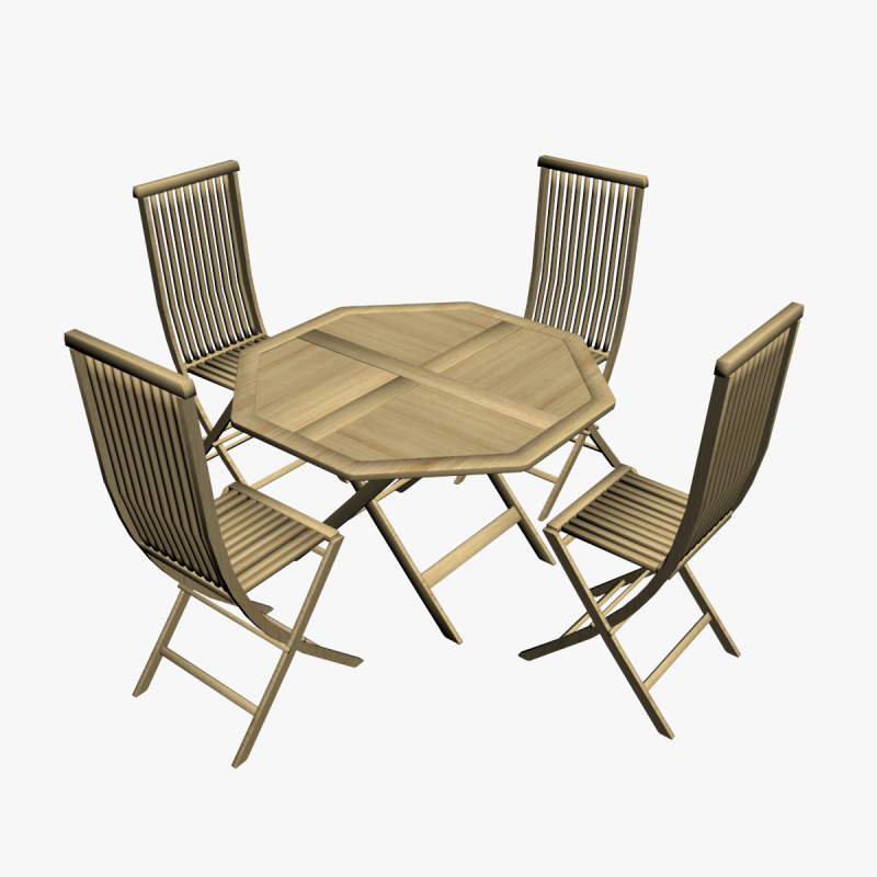 OUTDOOR FURNITURE 10 3D Model .c4d .max .obj .3ds .fbx .stl .blend 