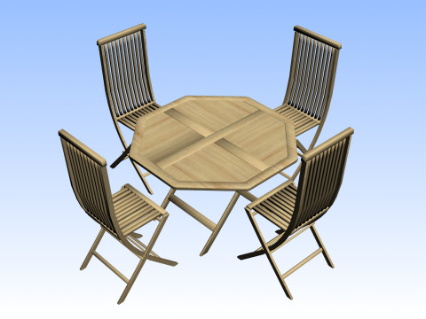OUTDOOR FURNITURE 10 3D Model