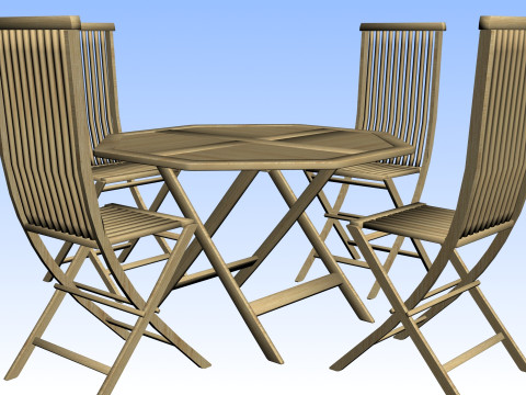 OUTDOOR FURNITURE 10 3D Model