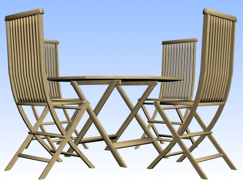 OUTDOOR FURNITURE 10 3D Model