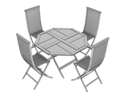 OUTDOOR FURNITURE 10 3D Model