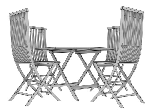 OUTDOOR FURNITURE 10 3D Model
