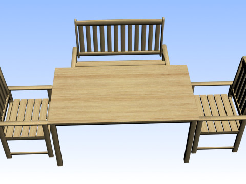 OUTDOOR FURNITURE 12 3D 模型