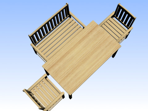 OUTDOOR FURNITURE 12 3D 模型