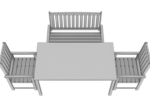 OUTDOOR FURNITURE 12 3D 模型