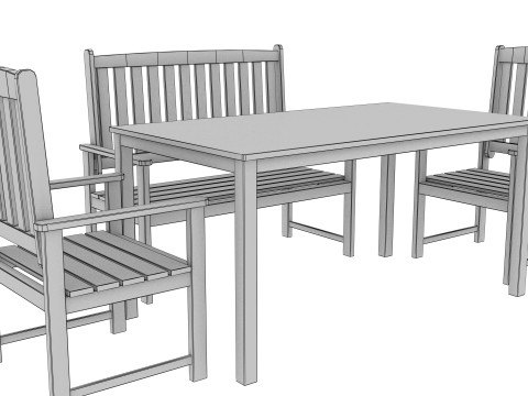 OUTDOOR FURNITURE 12 3D 模型