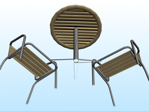 OUTDOOR FURNITURE 14 Model 3D