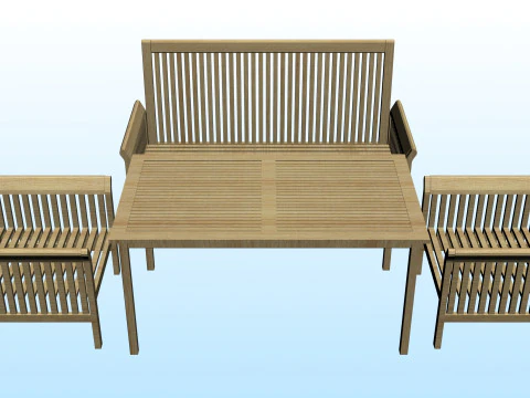 OUTDOOR FURNITURE 15 3D Model