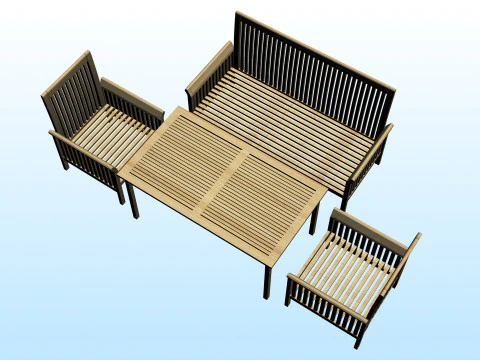 OUTDOOR FURNITURE 15 3D Model