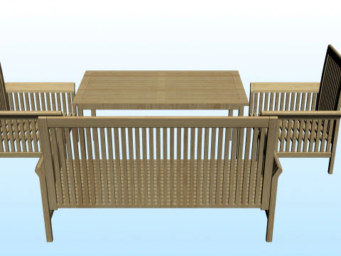 OUTDOOR FURNITURE 15 3D Model