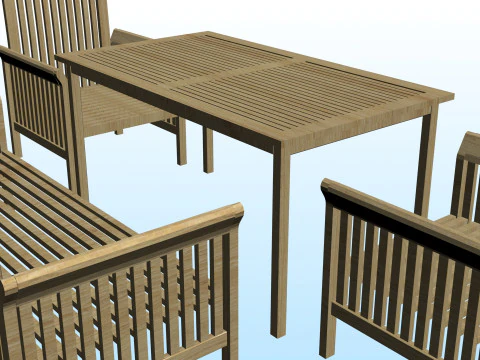 OUTDOOR FURNITURE 15 3D Model