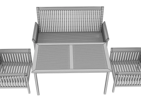 OUTDOOR FURNITURE 15 3D Model