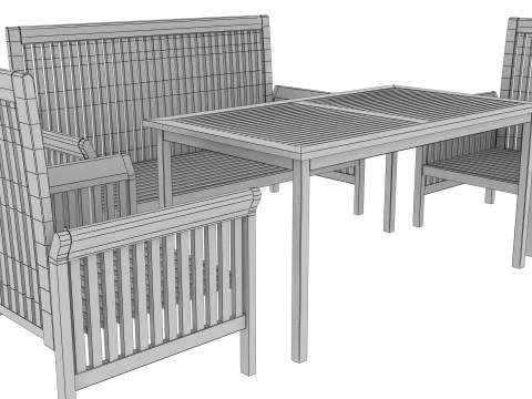 OUTDOOR FURNITURE 15 3D Model