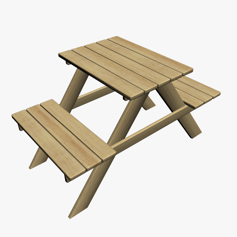 OUTDOOR FURNITURE 17 3D Model .c4d .max .obj .3ds .fbx .stl .blend