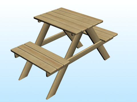 OUTDOOR FURNITURE 17 3D Model
