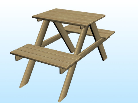 OUTDOOR FURNITURE 17 3D Model
