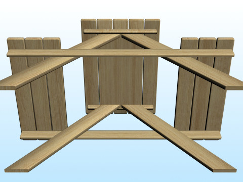 OUTDOOR FURNITURE 17 3D Model