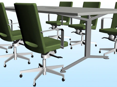 CONFERENCE TABLE 05 3D Model