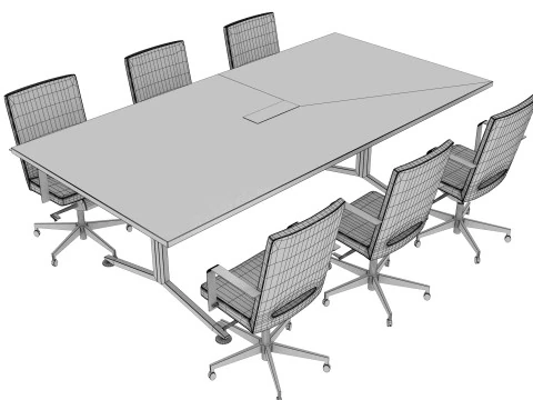 CONFERENCE TABLE 05 3D Model