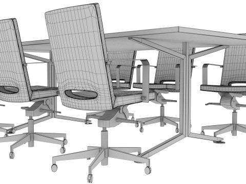CONFERENCE TABLE 05 Modello 3D