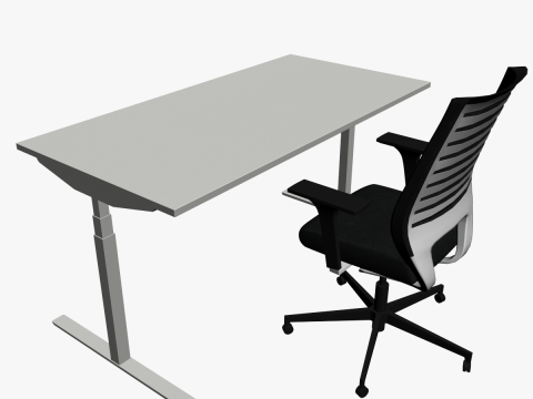 OFFICE DESK 01 3D Model