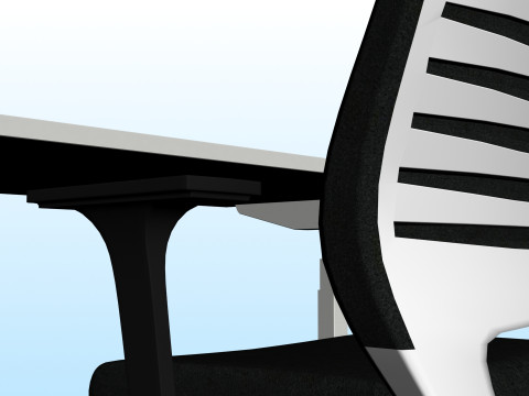 OFFICE DESK 01 3D-Modell