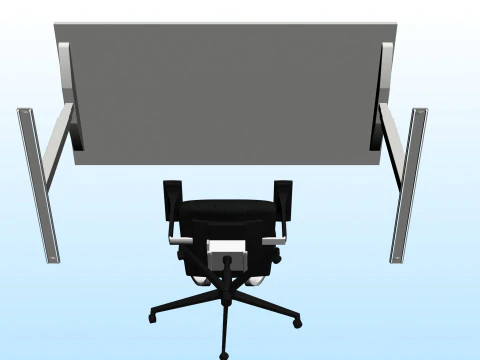 OFFICE DESK 01 3D Model
