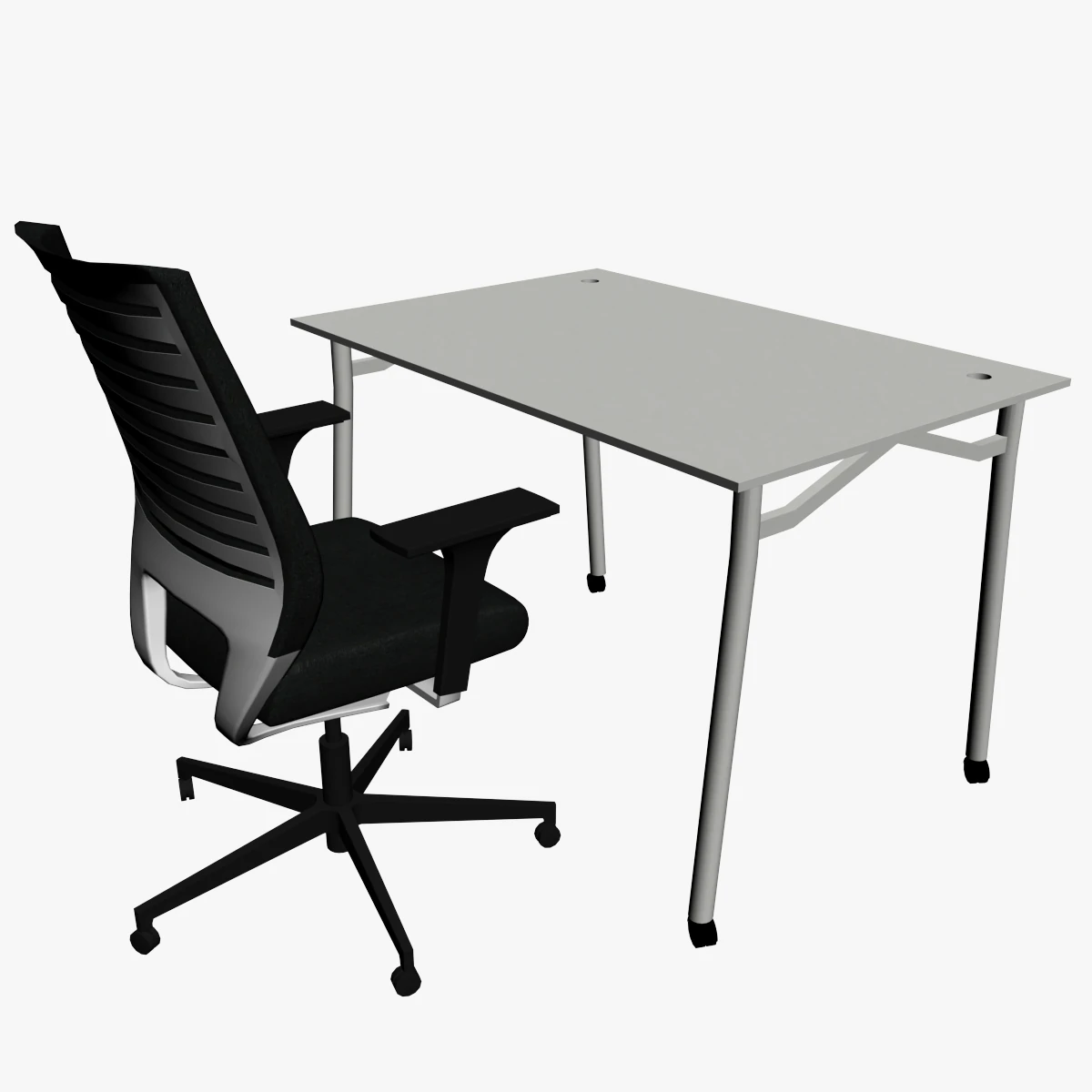 SCRIVANIA UFFICIO 02 Modello 3D .c4d .max .obj .3ds .fbx .stl .blend 