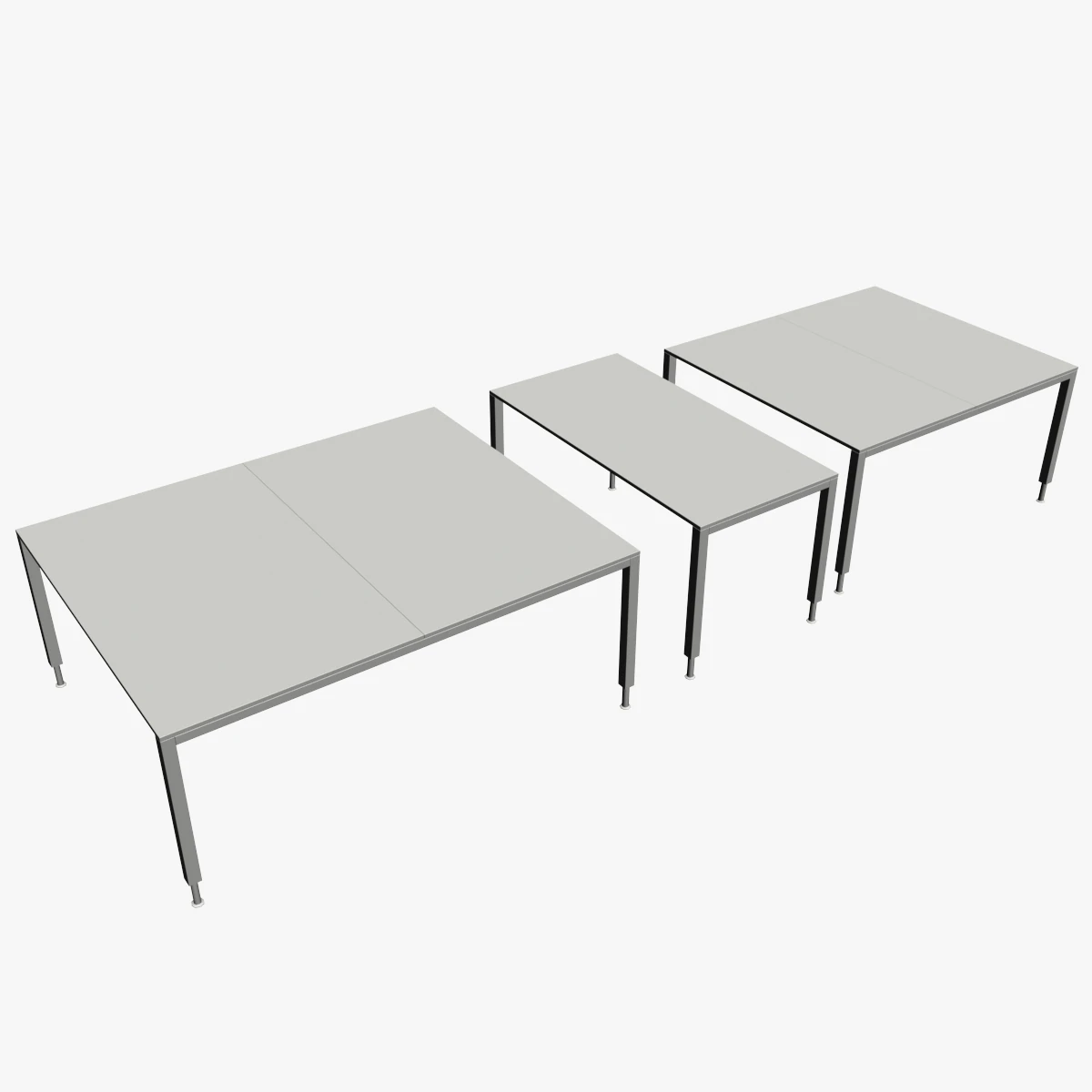 OFFICE DESK 03 3D Model .c4d .max .obj .3ds .fbx .stl .blend 