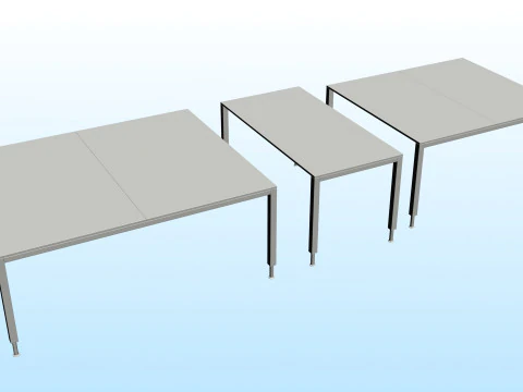 OFFICE DESK 03 3D Model