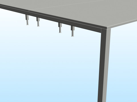 OFFICE DESK 03 Modelo 3D